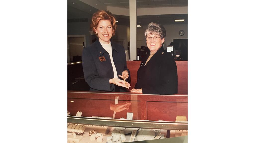 Holly and her “right-hand person,” Sandi Brockert in one of the former stores Holly Wesche and Sandi Brockert